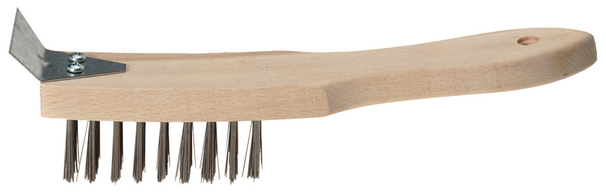 Stålbørste m/skrape 2100