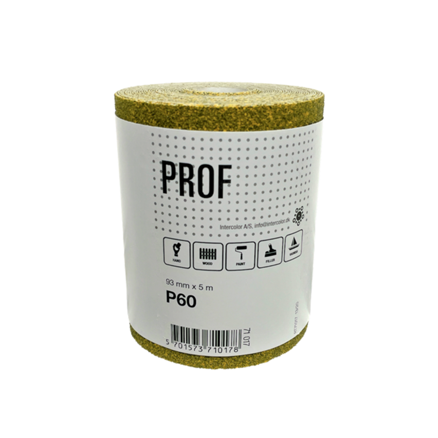 Prof. Hand slipepapir 93 mm x 5 m
