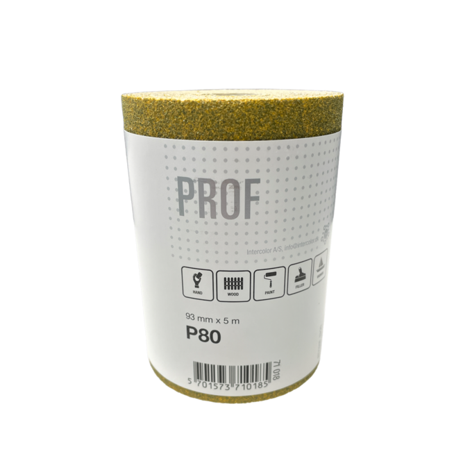 Prof. Hand slipepapir 93 mm x 5 m